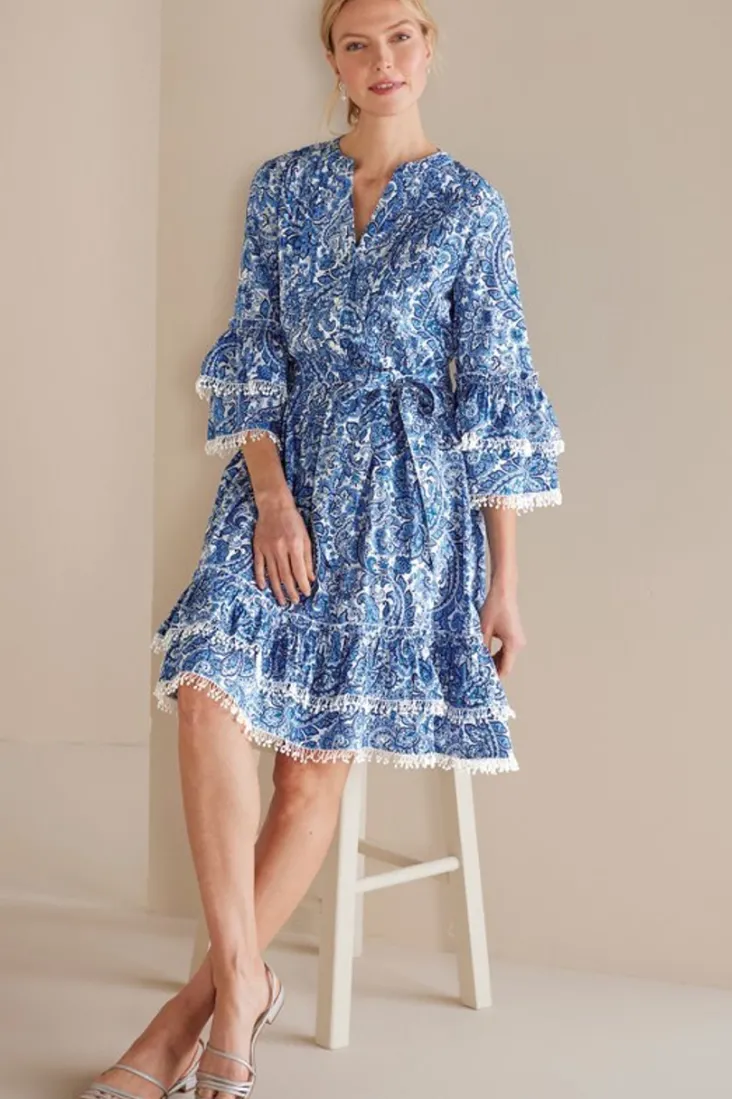 adeline_short_dress_3.webp Cheap Soft Surroundings Adeline Short Dress SpringPaisleyChambray