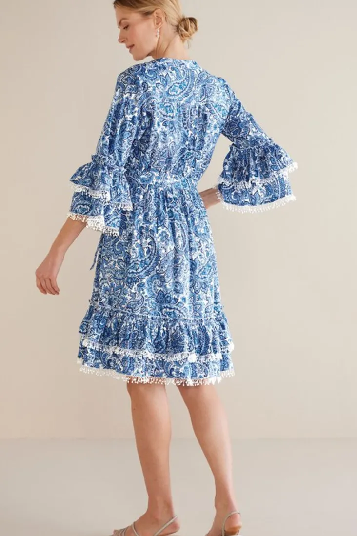 adeline_short_dress_4.webp Cheap Soft Surroundings Adeline Short Dress SpringPaisleyChambray