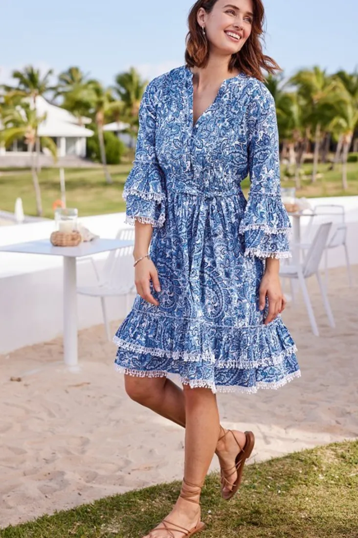 adeline_short_dress_6.webp Cheap Soft Surroundings Adeline Short Dress SpringPaisleyChambray
