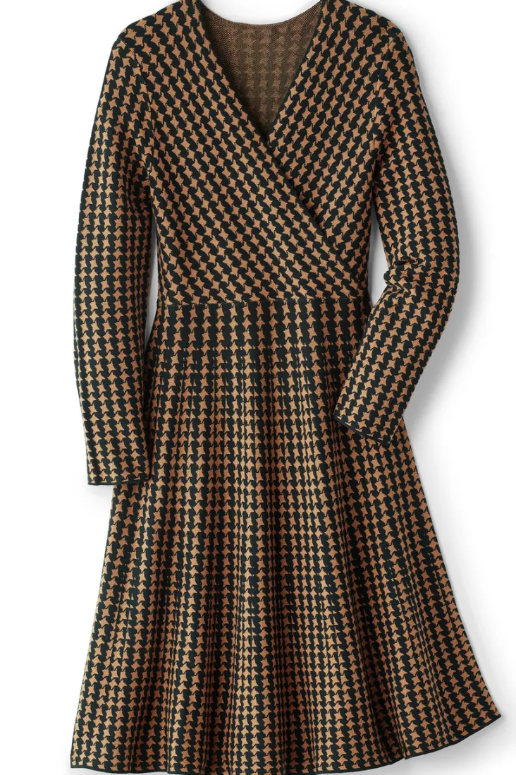 aida_surplice_dress_1.webp Flash Sale Soft Surroundings Aida Surplice Dress Hazelnut