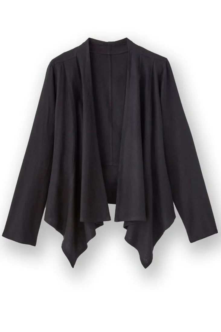 Discount Soft Surroundings Alicante Linen Blend Topper Black
