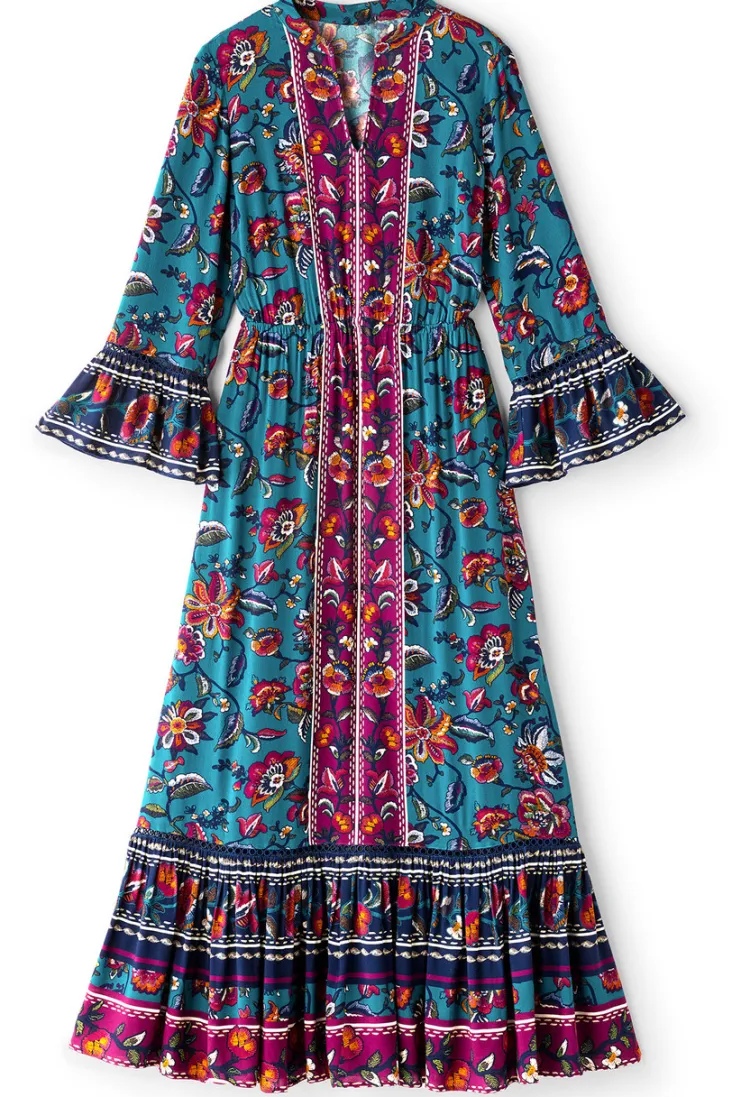 Best Soft Surroundings Allene Maxi Dress SophiaFloral&Border