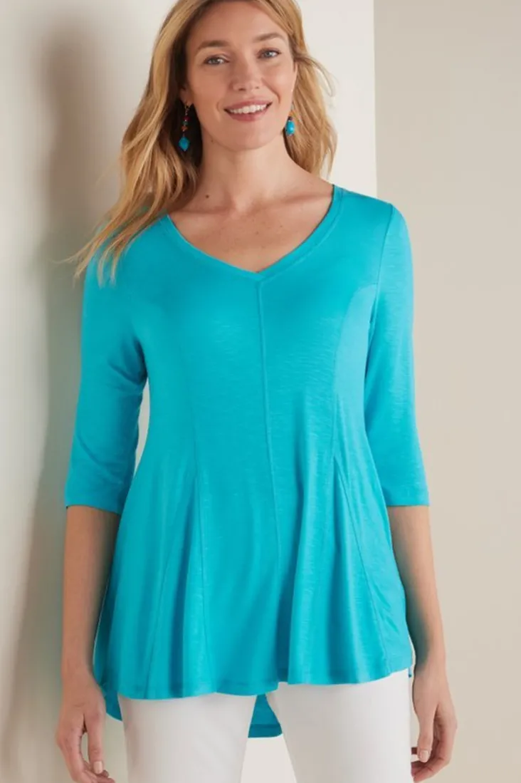 amelia_aline_tunic_2.webp Clearance Soft Surroundings Amelia A-Line Tunic