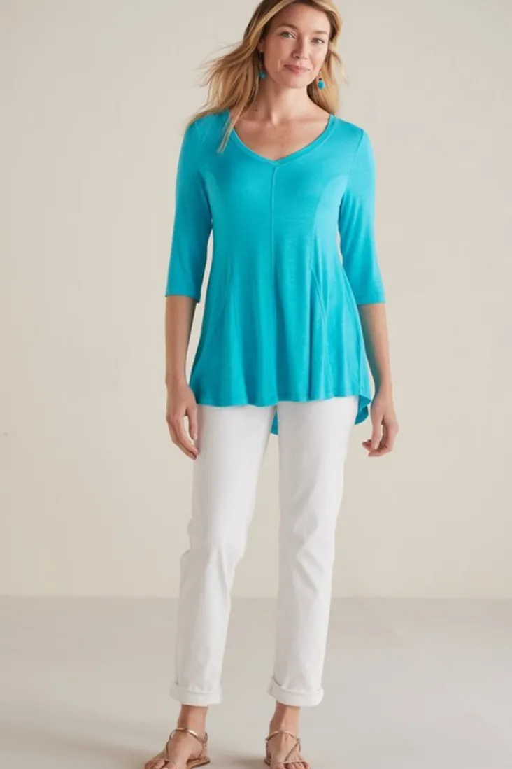 amelia_aline_tunic_3.webp Clearance Soft Surroundings Amelia A-Line Tunic