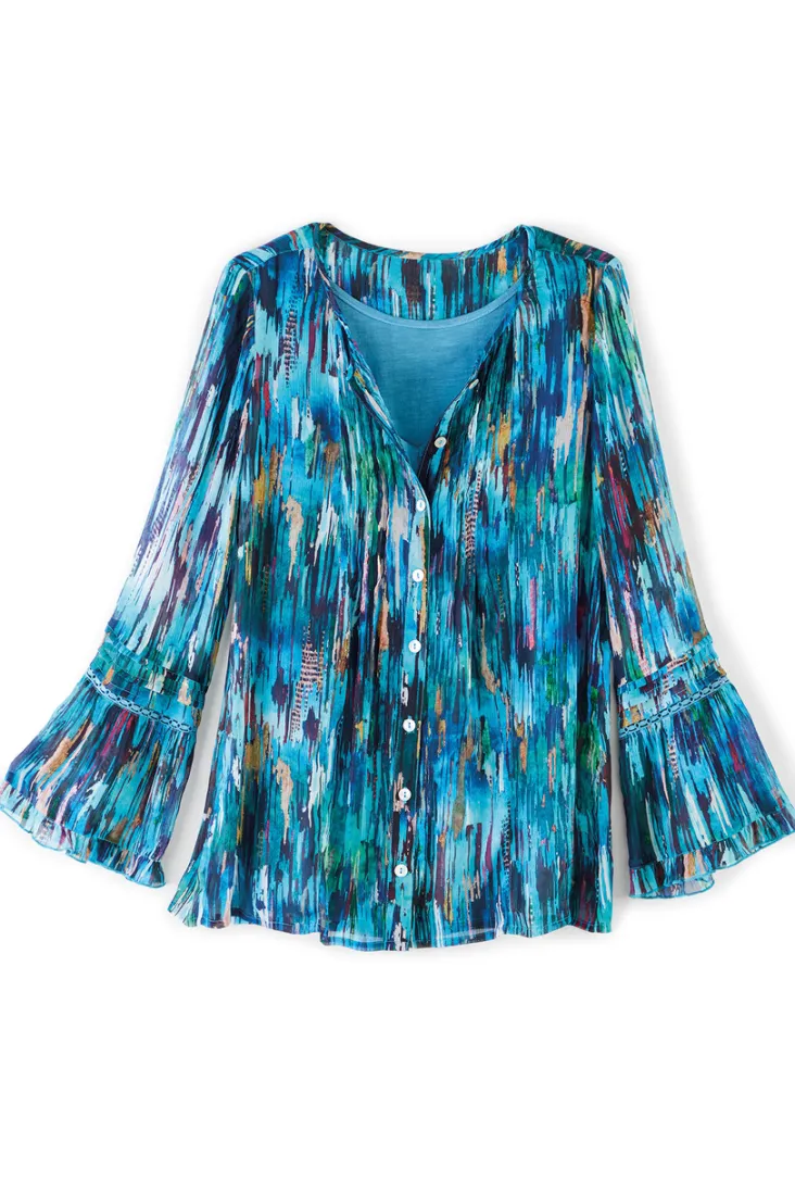 amelie_top_1.webp Online Soft Surroundings Amelie Top BlueAbstract