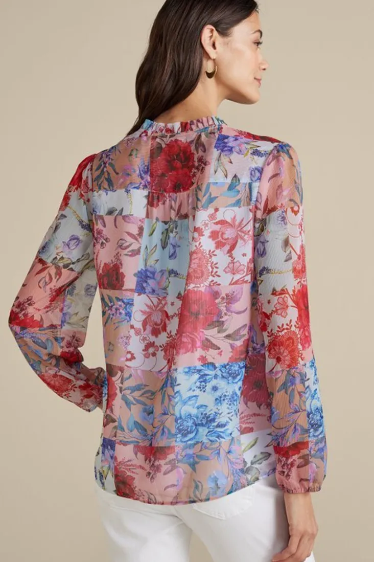 anastasia_shirt_2.webp Flash Sale Soft Surroundings Anastasia Shirt ChrysanthemumFloral
