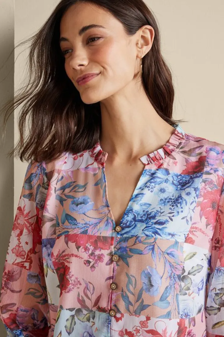 anastasia_shirt_4.webp Flash Sale Soft Surroundings Anastasia Shirt ChrysanthemumFloral
