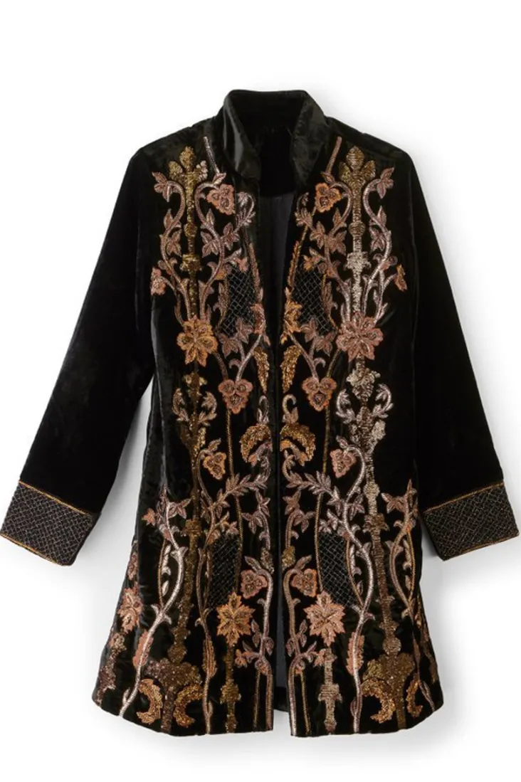 Store Soft Surroundings Antoinette Jacket Black