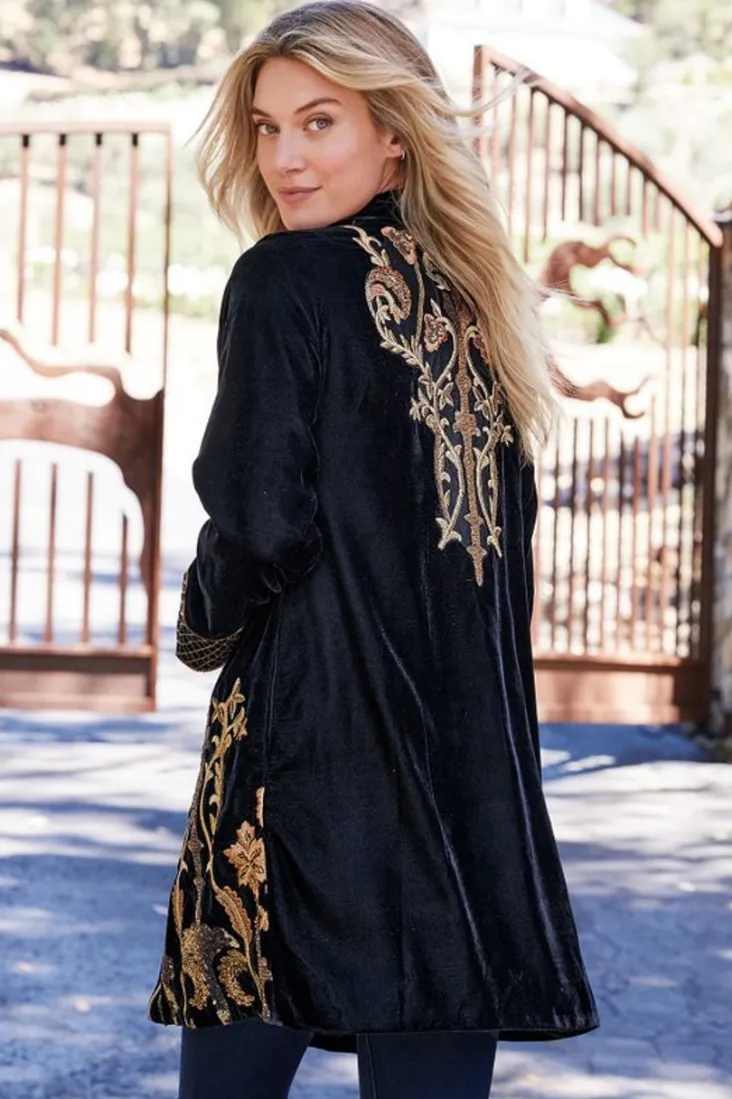 antoinette_jacket_4.webp Store Soft Surroundings Antoinette Jacket Black