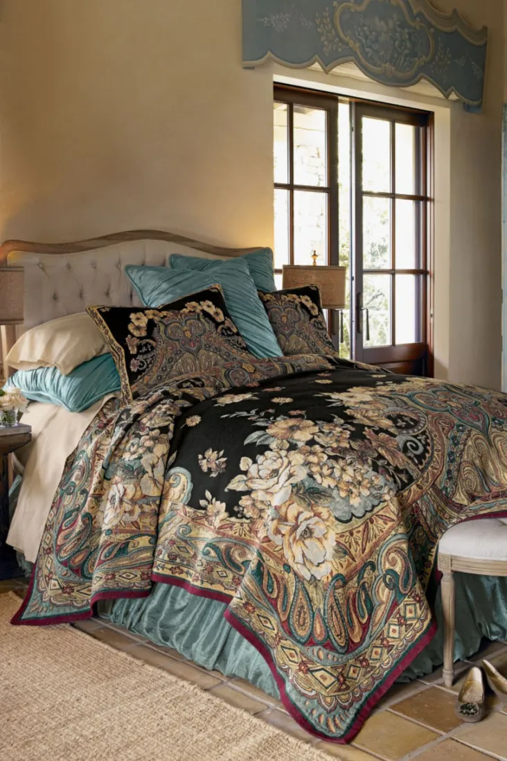 ariya_tapestry_bed_sham_3.webp Clearance Soft Surroundings Ariya Tapestry Bed Sham Multi