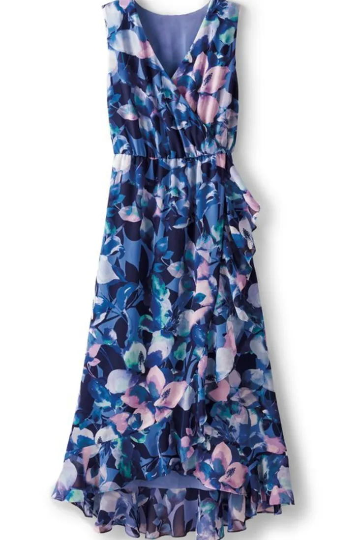 ashlyn_maxi_dress_1.webp Clearance Soft Surroundings Ashlyn Maxi Dress PurpleFloral