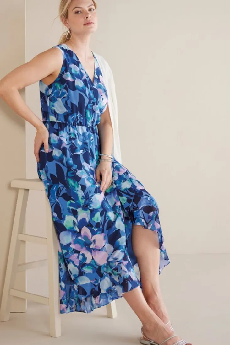 ashlyn_maxi_dress_5.webp Clearance Soft Surroundings Ashlyn Maxi Dress PurpleFloral