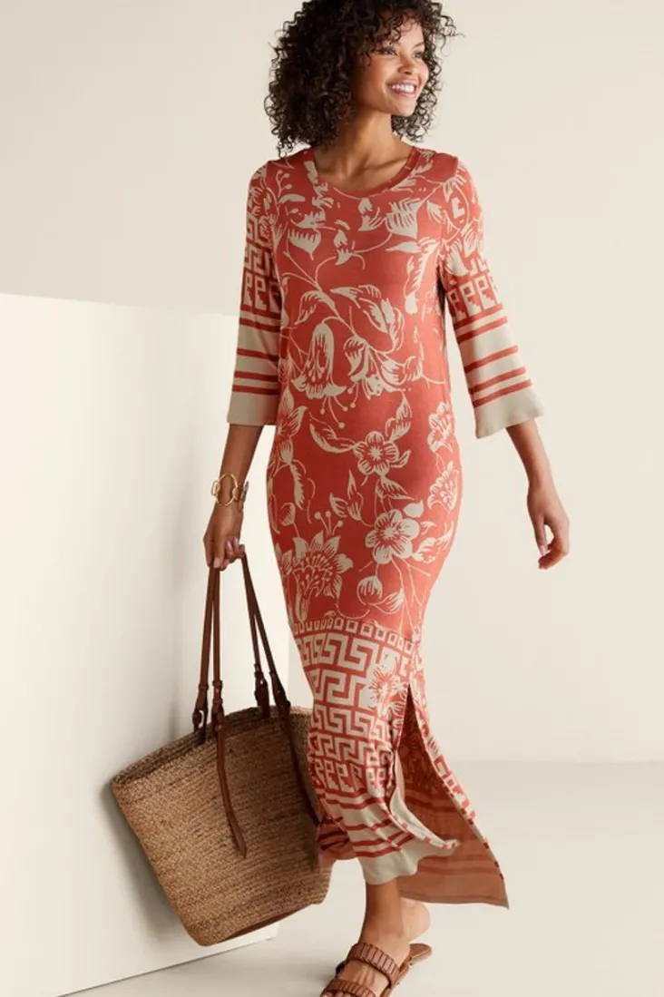 Best Sale Soft Surroundings Asteria Dress CoralFloral