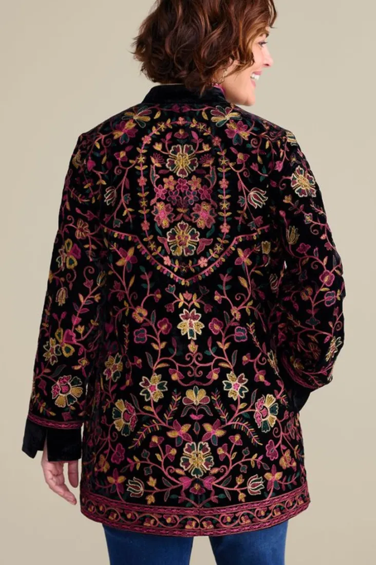 astrid_velvet_jacket_3.webp Online Soft Surroundings Astrid Velvet Jacket Black