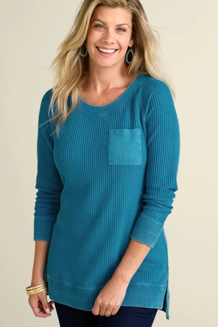 autumn_waffle_tunic_10.webp Best Sale Soft Surroundings Autumn Waffle Tunic