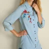 Clearance Soft Surroundings Aveline Tencel™ Tunic LightChambray