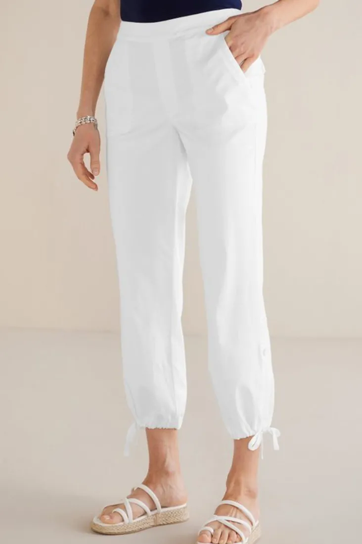Online Soft Surroundings Barbados Convertible Crop Pants