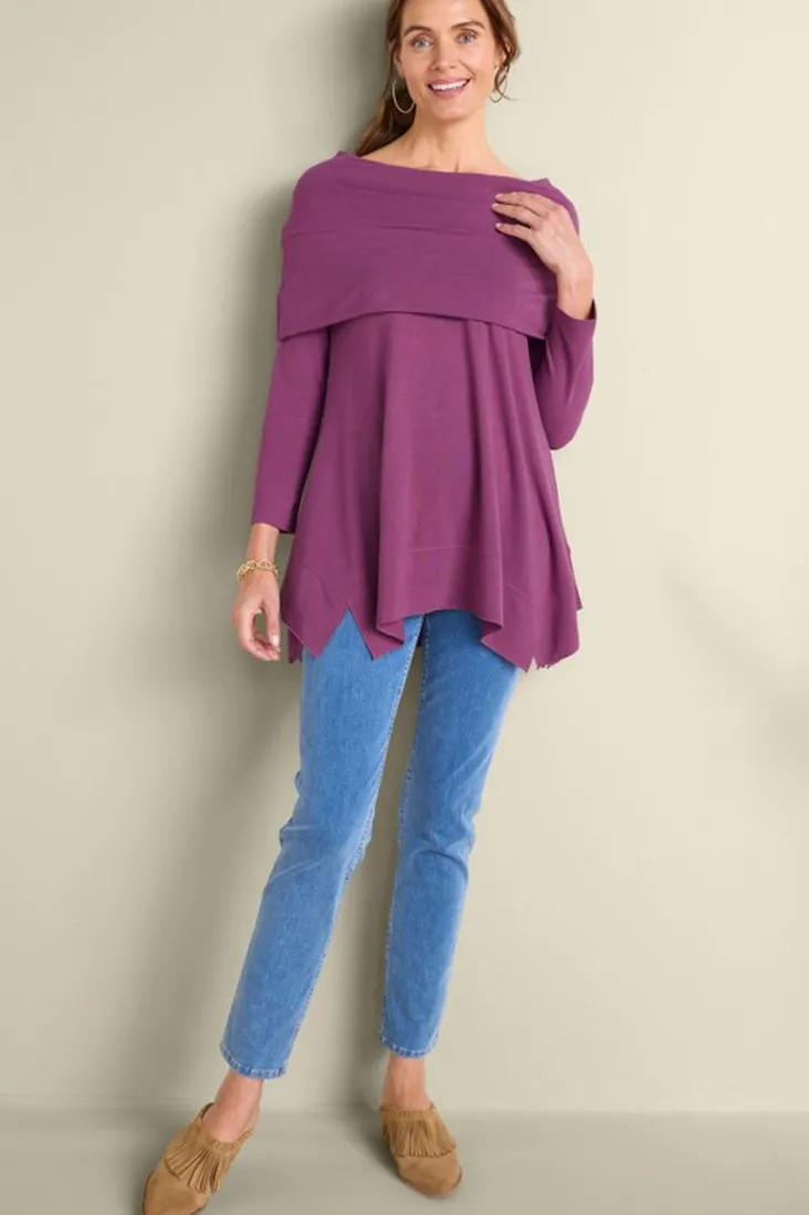 bcall_knit_tunic_2.webp Hot Soft Surroundings B'call Knit Tunic Damson