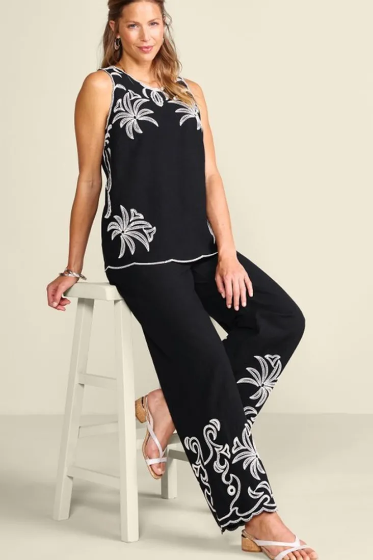 bernita_pants_3.webp Discount Soft Surroundings Bernita Pants Black