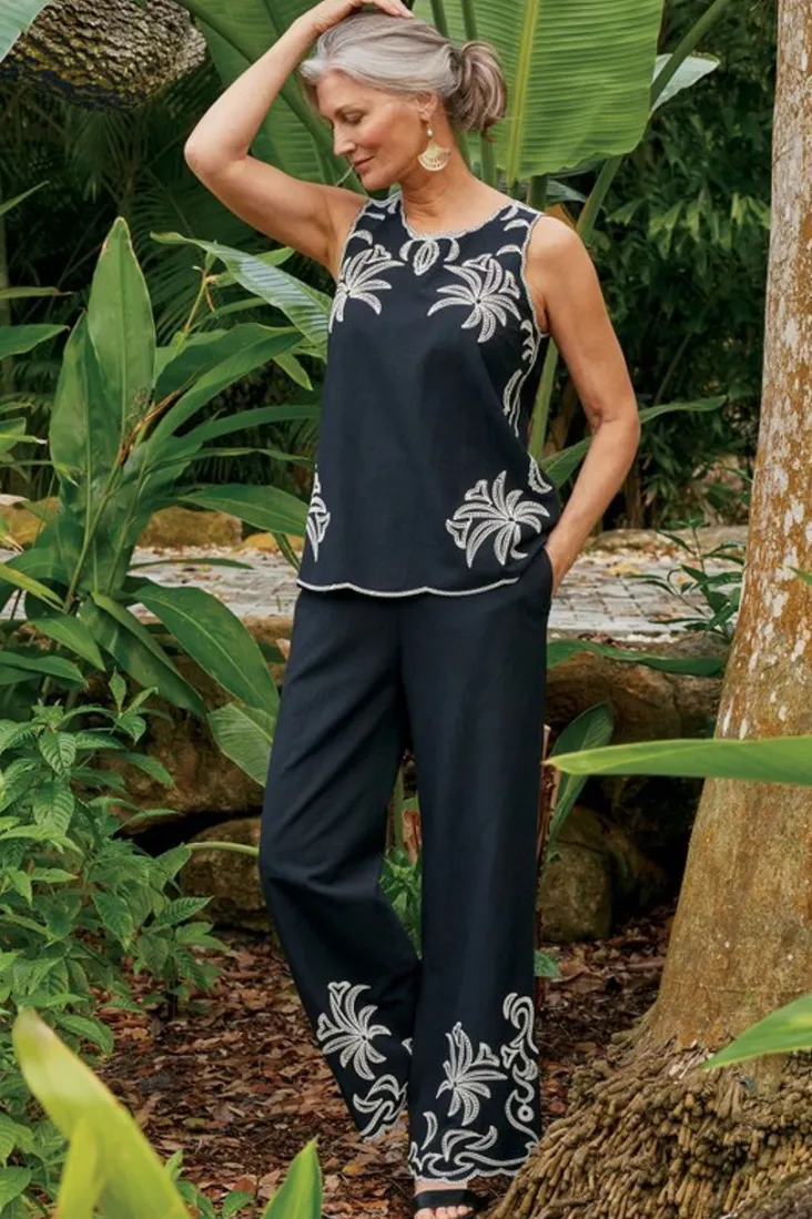 bernita_pants_5.webp Discount Soft Surroundings Bernita Pants Black