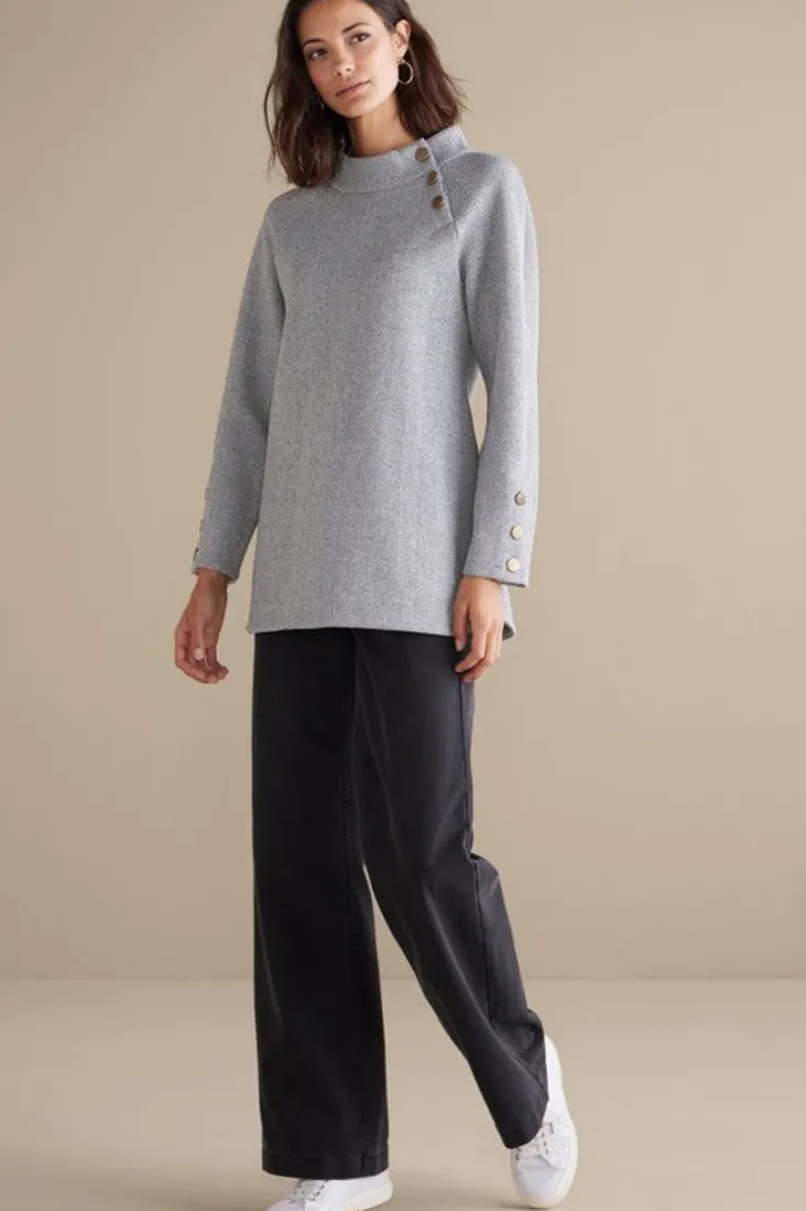 brooke_tunic_5.webp Outlet Soft Surroundings Brooke Tunic Black/WhiteCombo
