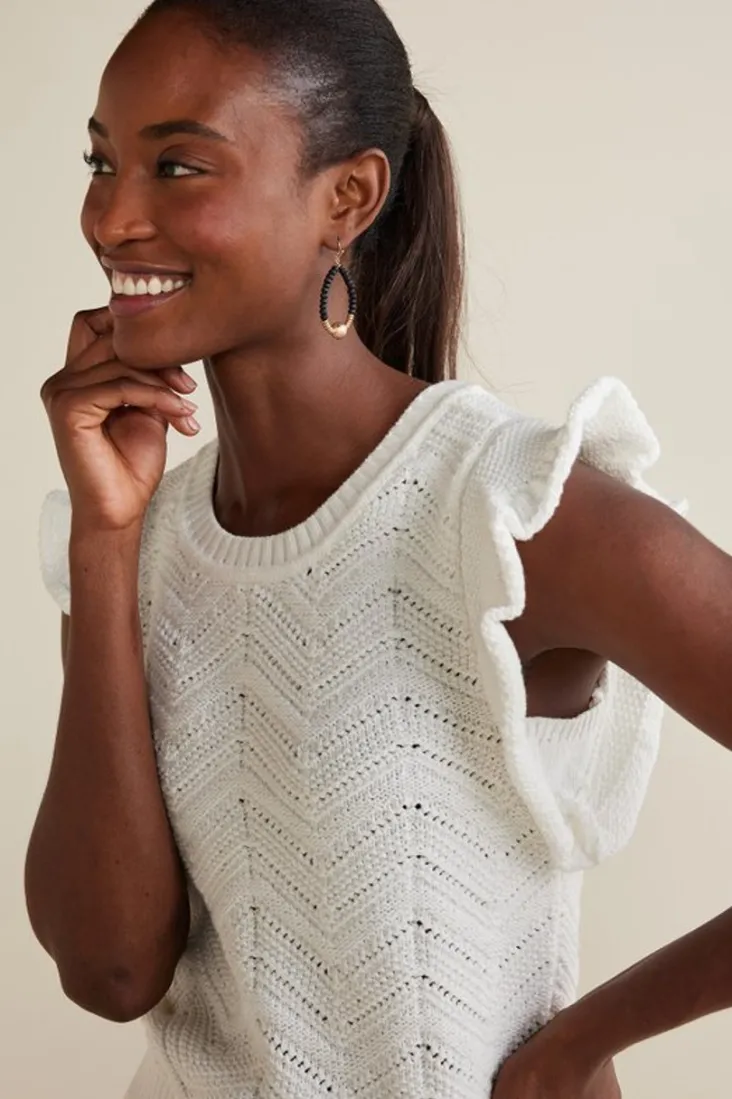 celina_flutter_sleeve_sweater_6.webp Discount Soft Surroundings Celina Flutter Sleeve Sweater IvoryPearl
