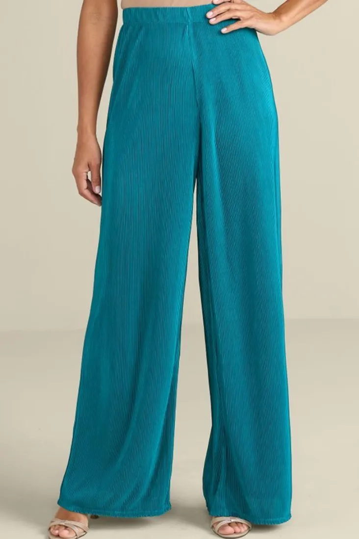 cella_plisse_wide_leg_pants_2.webp Online Soft Surroundings Cella Plisse Wide Leg Pants DeepLagoon
