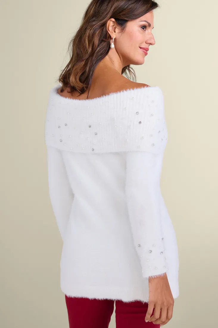 christina_embellished_cowl_neck_sweater_tunic_3.webp Flash Sale Soft Surroundings Christina Embellished Cowl Neck Sweater Tunic IvoryPearl