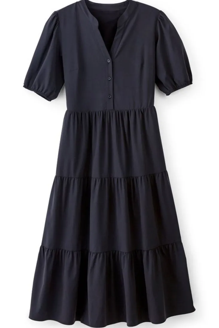 claudia_midi_dress_1.webp Shop Soft Surroundings Claudia Midi Dress Black