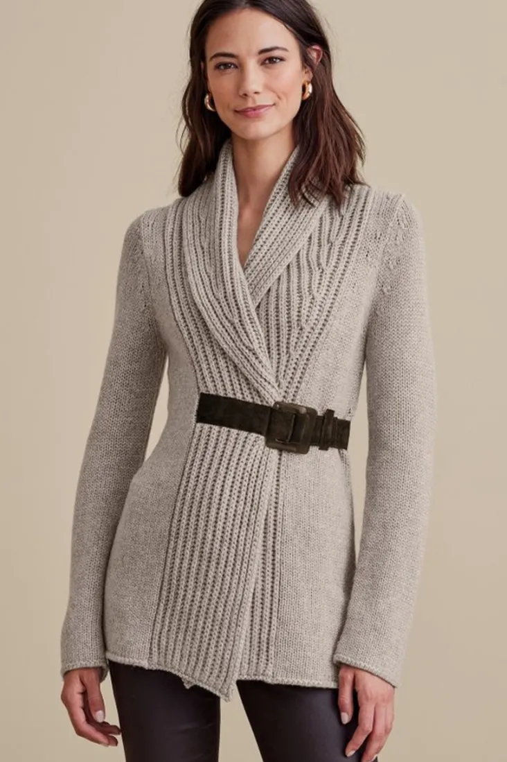 Cheap Soft Surroundings Country Weekend Sweater Taupe