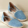 Online Soft Surroundings Eileen Fisher Lee Denim Stretch Espadrille DenimBlue