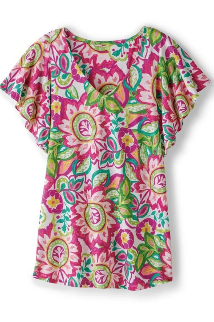 Fashion Soft Surroundings Elana Tunic RioGarden
