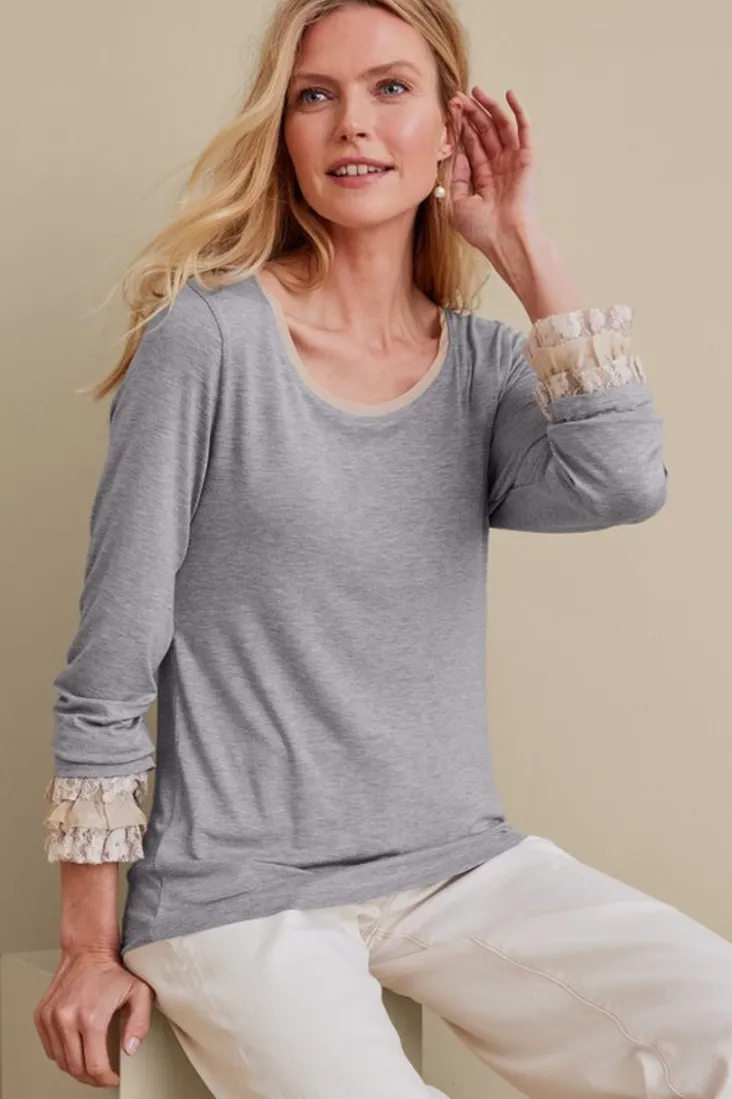 ella_lace_top_5.webp Sale Soft Surroundings Ella Lace Top MediumGreyHeather