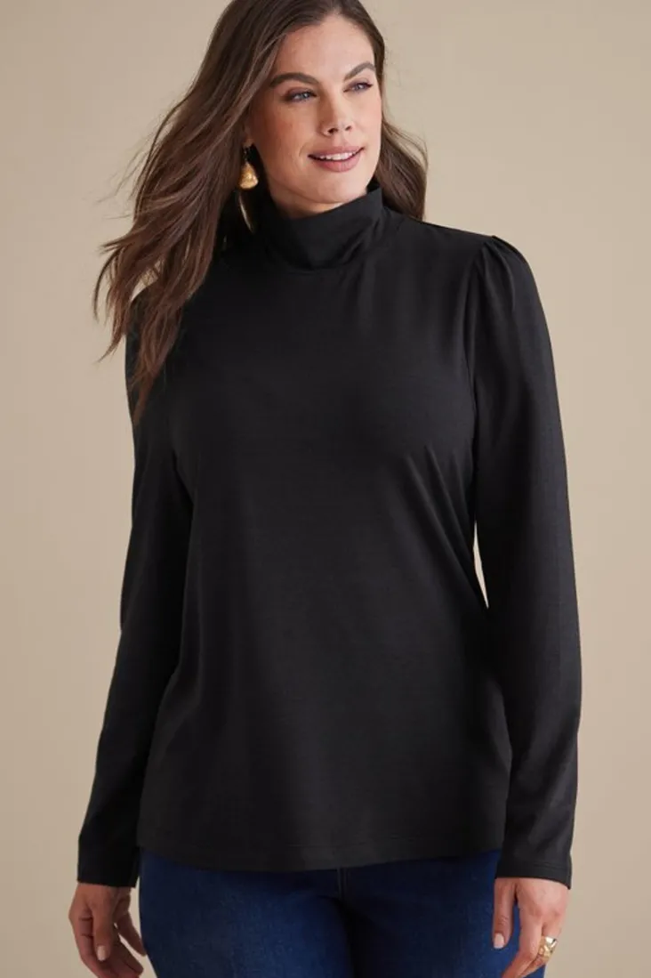 Store Soft Surroundings Emme Turtleneck Top