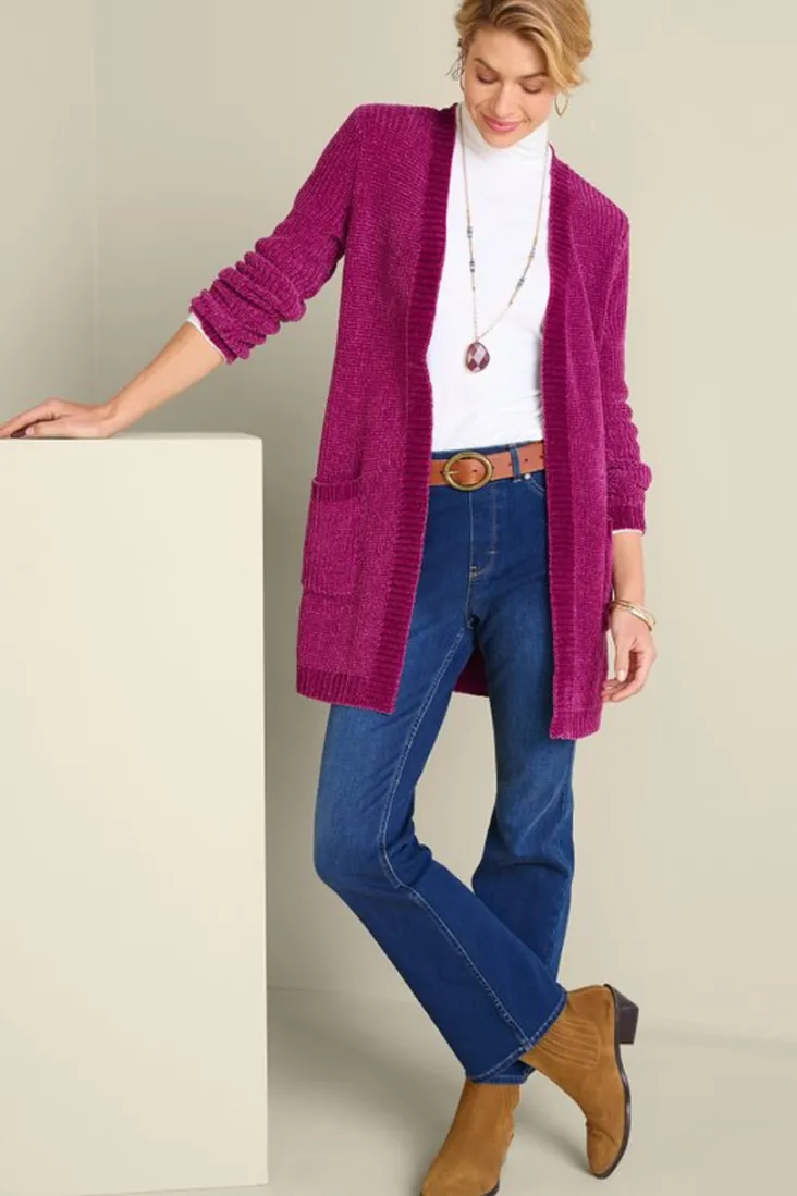 faith_chenille_cardigan_8.webp Best Sale Soft Surroundings Faith Chenille Cardigan