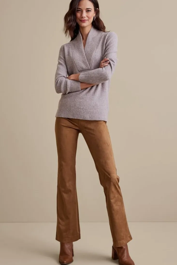 Cheap Soft Surroundings Faux Suede Bootcut Pants