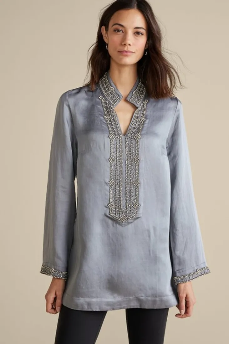 Discount Soft Surroundings Icon Colette Tunic MoroccanEmbellishment