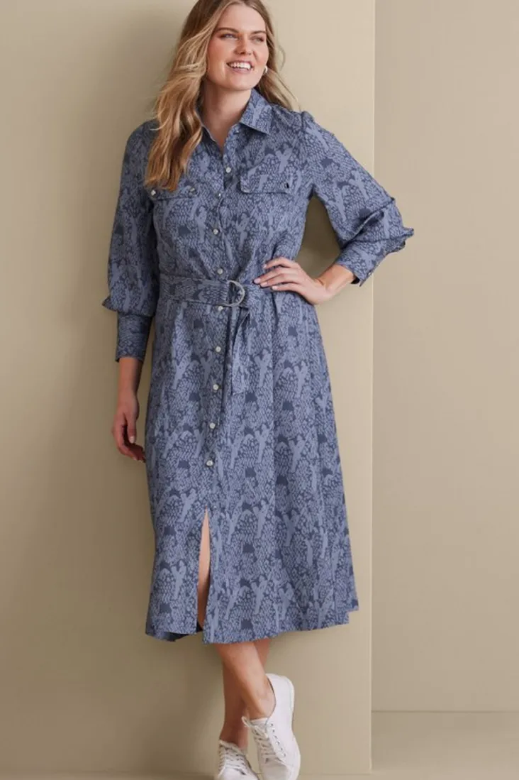 Clearance Soft Surroundings Irina Dress NightshadowBlue