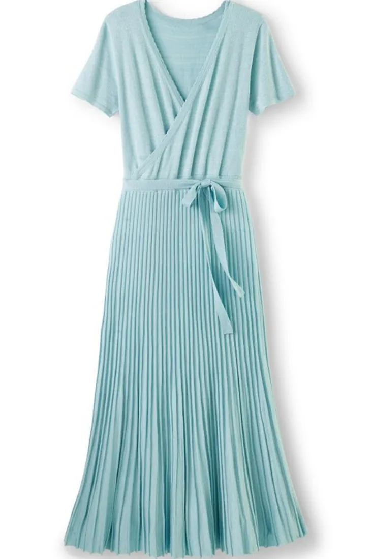 Clearance Soft Surroundings Janelle Maxi Dress AquaticBlue