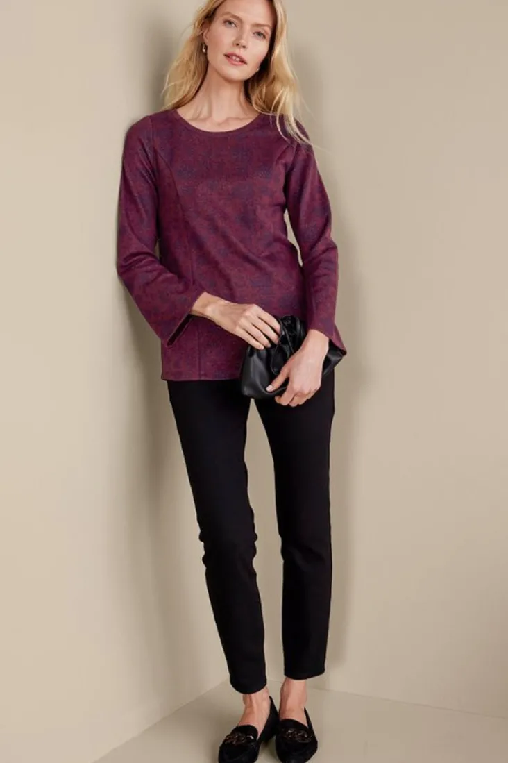 jeri_jacquard_top_2.webp Fashion Soft Surroundings Jeri Jacquard Top MultiFloral