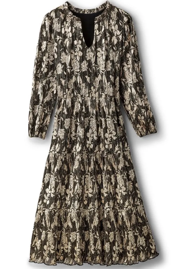 jobelle_shimmer_midi_dress_1.webp Outlet Soft Surroundings Jobelle Shimmer Midi Dress FoilGarden