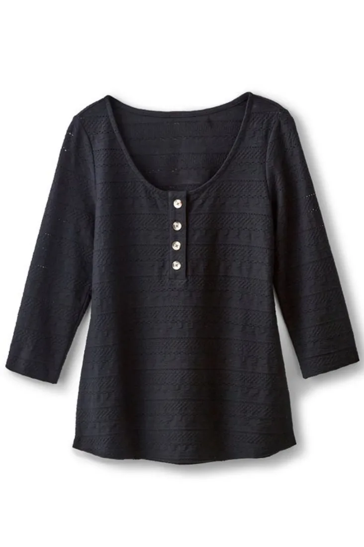 jude_textured_top_1.webp Flash Sale Soft Surroundings Jude Textured Top Black