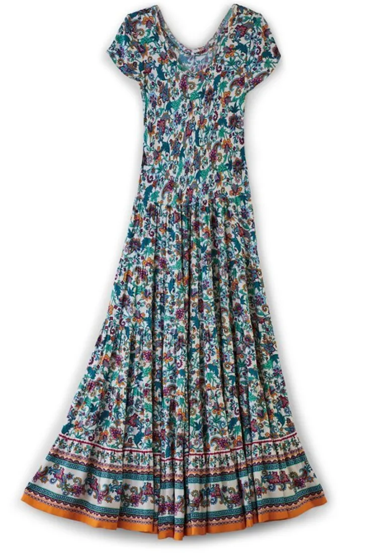 kara_dress_23.webp Outlet Soft Surroundings Kara Dress FieryTealJacobean