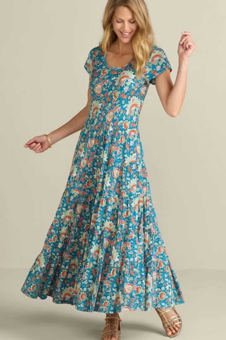 kara_dress_24.webp Outlet Soft Surroundings Kara Dress FieryTealJacobean