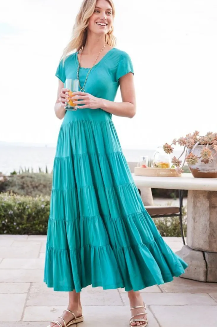 kara_dress_30.webp Outlet Soft Surroundings Kara Dress FieryTealJacobean