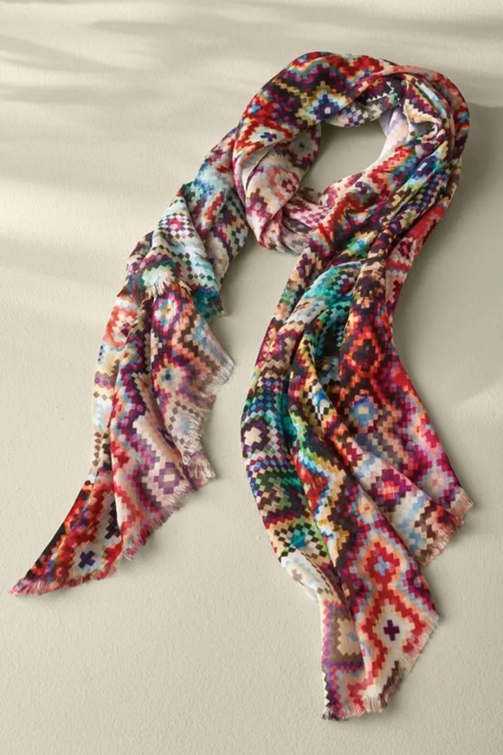 Cheap Soft Surroundings Kristin Kaleidoscope Scarf Multi