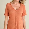 Fashion Soft Surroundings Lainey Slub Tee