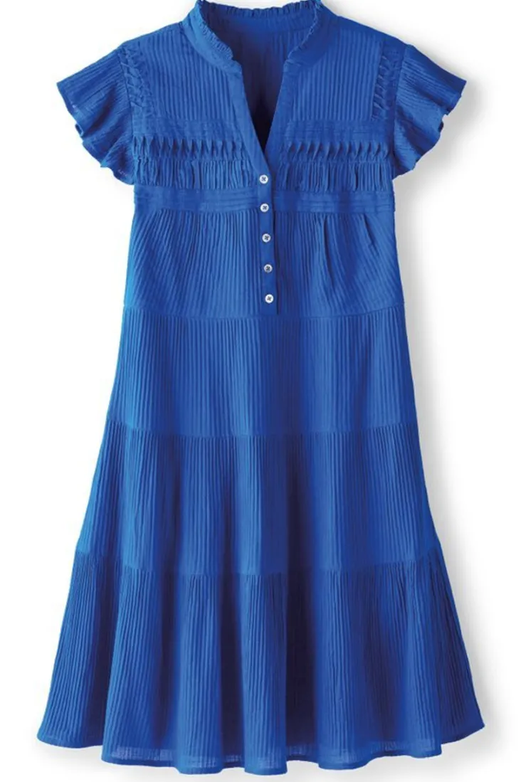 Cheap Soft Surroundings Lakely Short Dress Sapphire