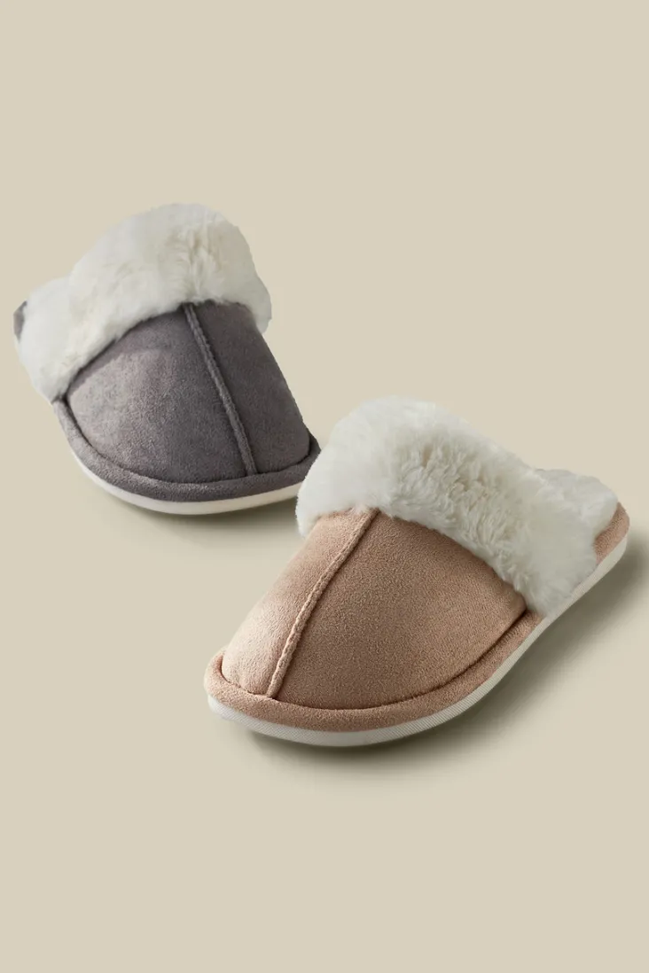 lora_cuffed_slippers_2.webp New Soft Surroundings Lora Cuffed Slippers