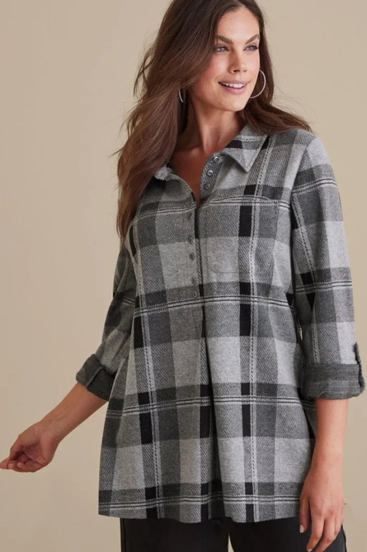 mad_about_plaid_tunic_13.webp Flash Sale Soft Surroundings Mad About Plaid Tunic